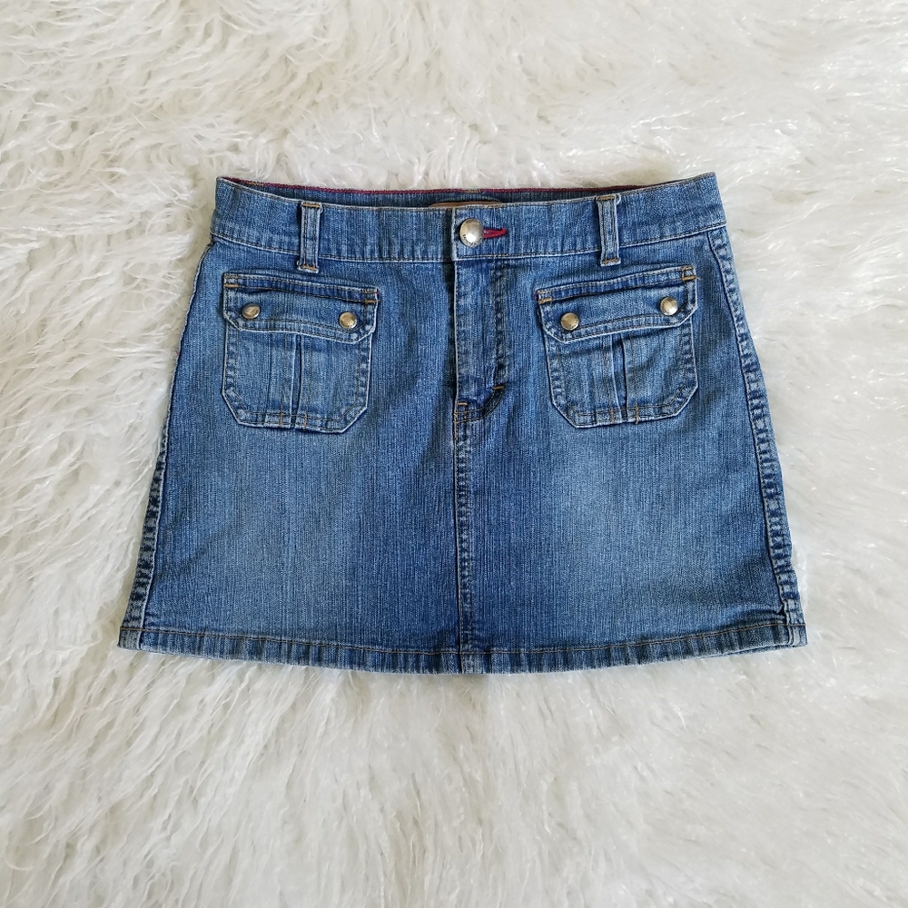 Tommy Hilfiger Blue Jean Denim Mini Skirt